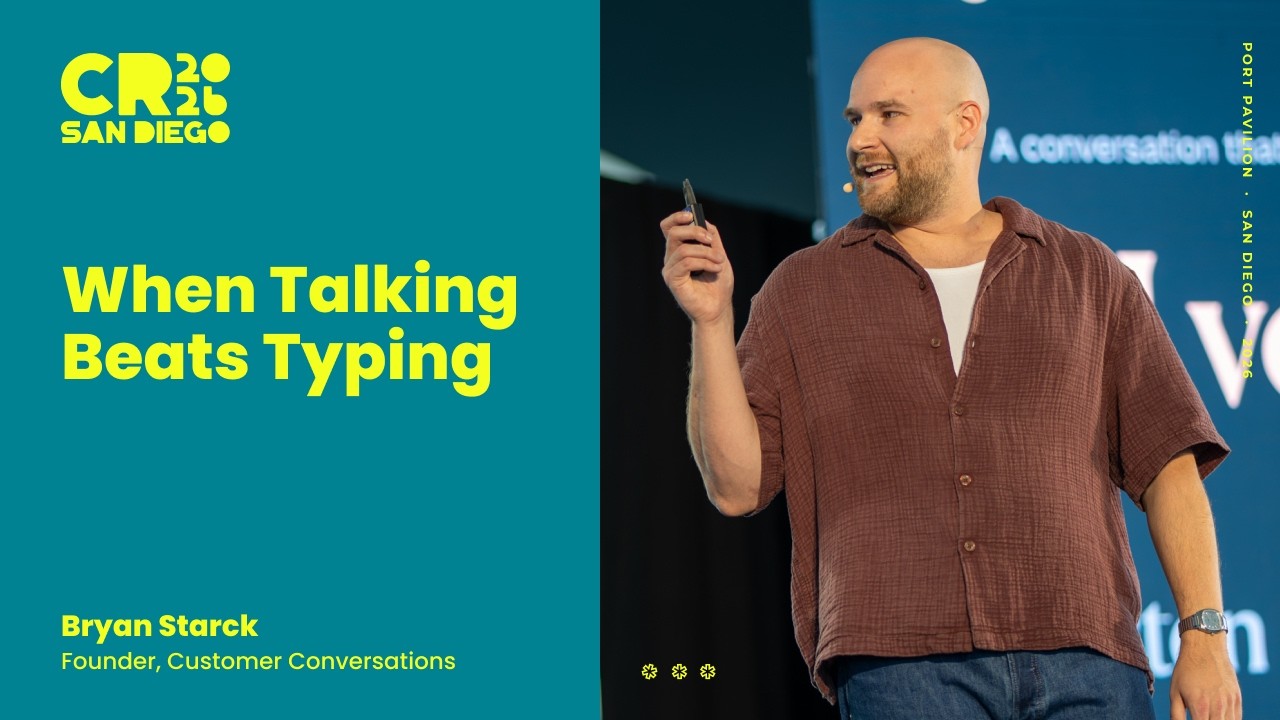 How Voice AI Unlocks What Your Customers Won't Write ft Bryan Starck